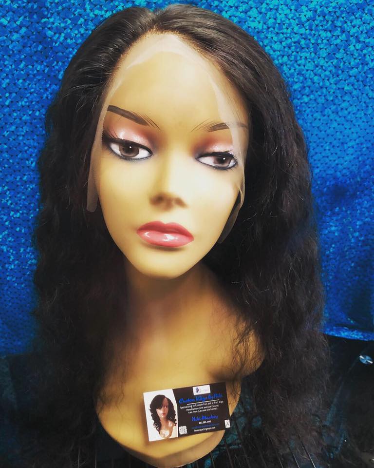 Custom Wig Provide Your Own Hair: Lace Frontal Full Wig