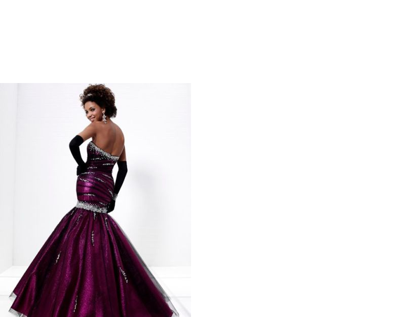 Tiffany Design Snazzy Mermaid Prom Dress - Size 14 - Beautique Online Store