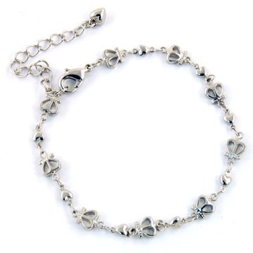 Small Crown & Heart Bracelet - Beautique Online Store