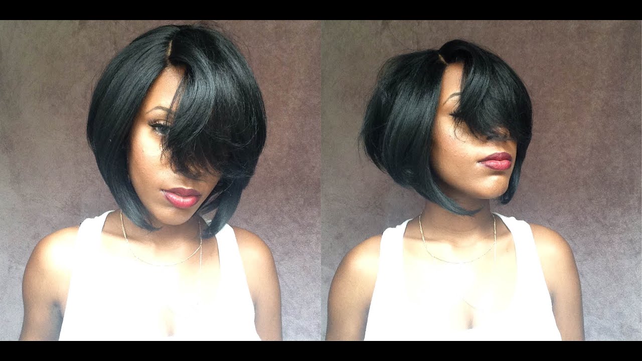 Amelia Synthetic Lace Front Wig Natural Curved Part - Beautique Online Store