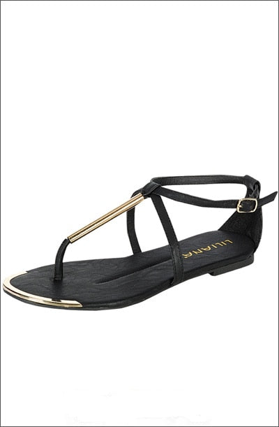 Dolce Vita Inspired Metal Sandal - Beautique Online Store