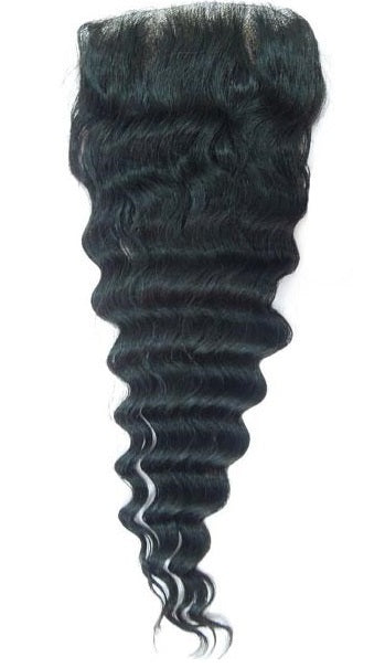 100% Virgin Hair Deep Wave Lace Closure - Beautique Online Store