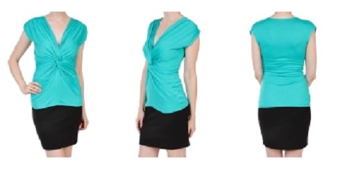 Jade Twist Knot Shirt - Beautique Online Store