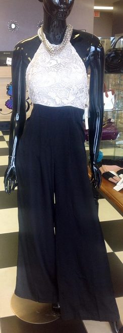 Crochet Lacey Jumpsuit Bottom - Beautique Online Store