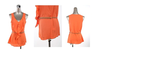 Orange Ruffle Shirt - Beautique Online Store