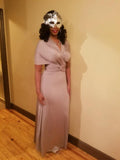 Twist Wrap Maxi Dress Reg - Beautique Online Store
