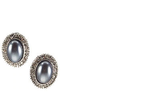 Smokey Crystal Accent Earrings - Beautique Online Store