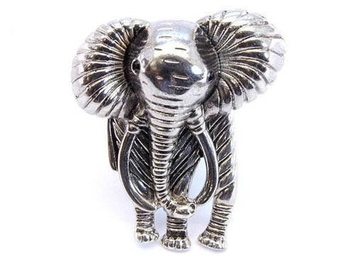 Silver Elephant Ring - Beautique Online Store